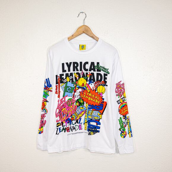 Lyrical Lemonade Men's Large Logo Long Sleeve T-Shirt - Picture 1 of 10